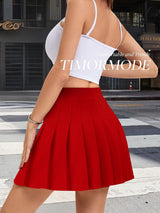 Pleated Skirts for Women High Waist Mini Tennis Skater Skirt Casual Basic Skirts Cheerleader