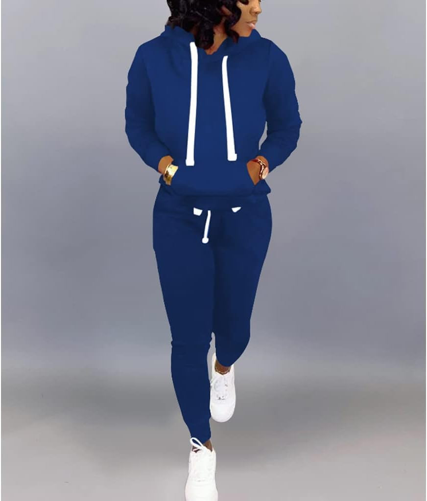 Two Piece Outfits for Women Workout Sweatsuits Matching Tracksuit Lounge Set