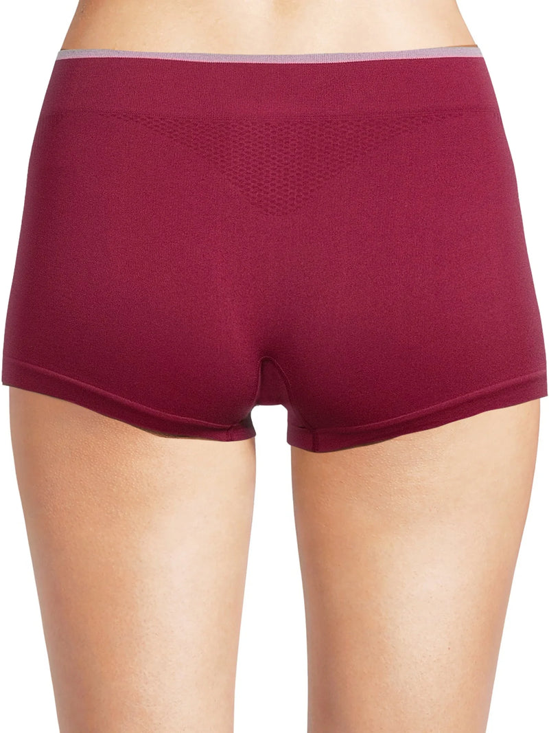 Women'S Underwear Seamless Boyshort Panties, 6-Pack, Sizes XS-3XL