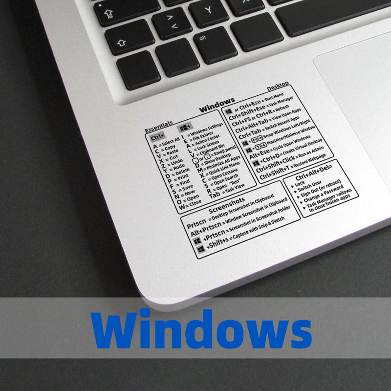Keyboard Shortcut Stickers （3 pcs）
