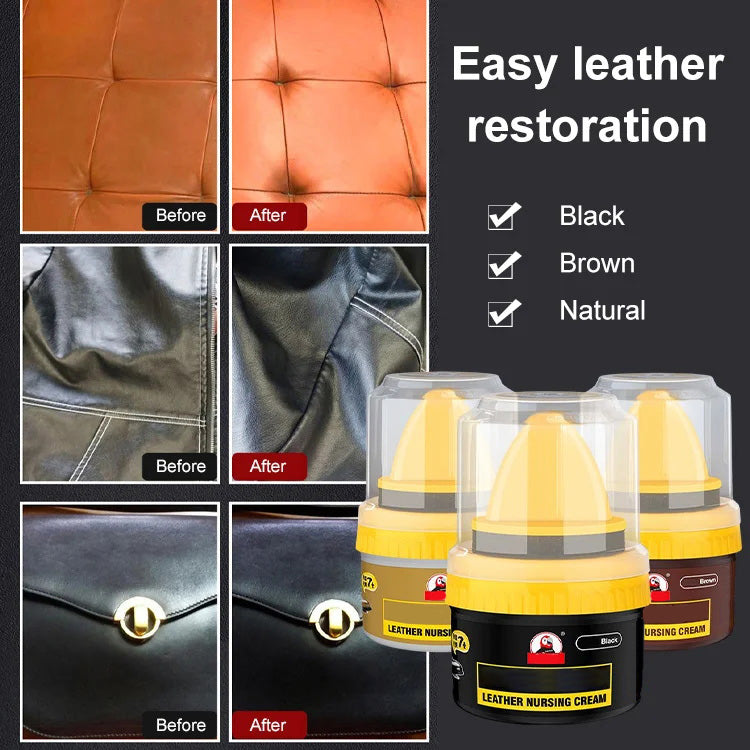 【Buy 1 Get 1 Free🔥】Leather Repair Cream Liquid Shoe Polish