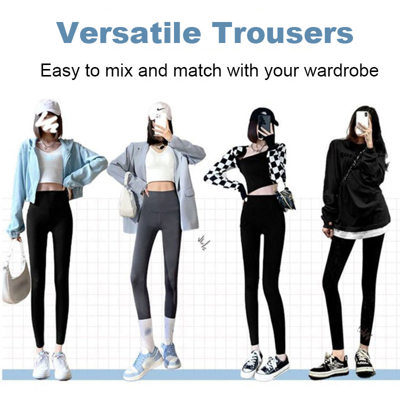 [Visually 10kg slimmer] 2023 Hot Ice Silk Cooling Mask Pants