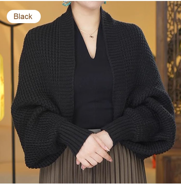 Knitted Soft Shawl Cardigan For Women