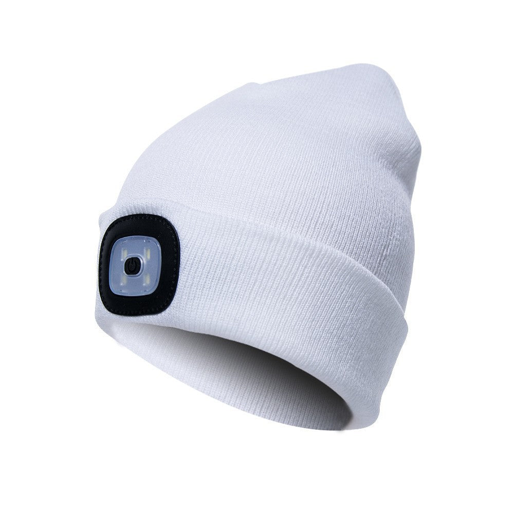 LED Knitted Winter Beanie Hat