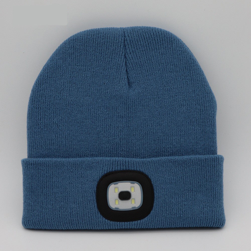 LED Knitted Winter Beanie Hat
