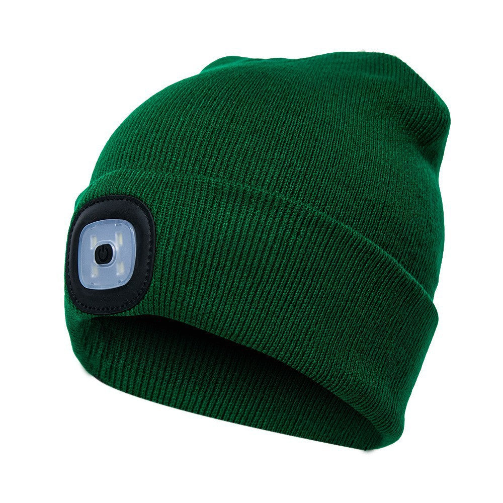 LED Knitted Winter Beanie Hat