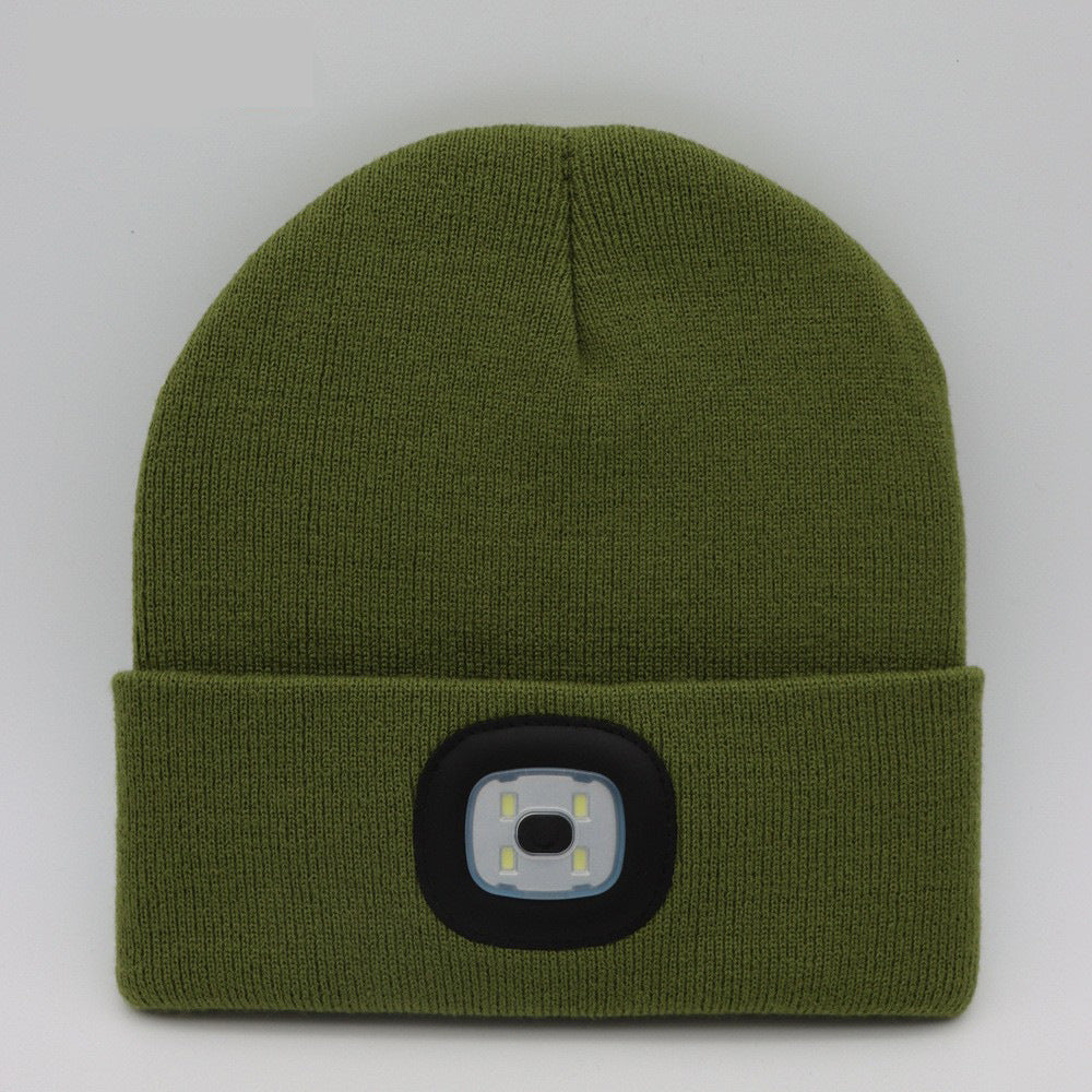 LED Knitted Winter Beanie Hat