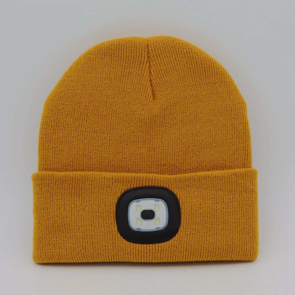 LED Knitted Winter Beanie Hat