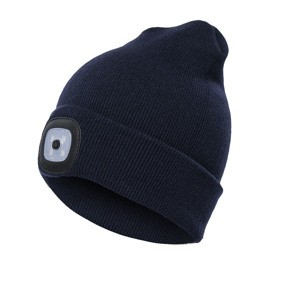 LED Knitted Winter Beanie Hat