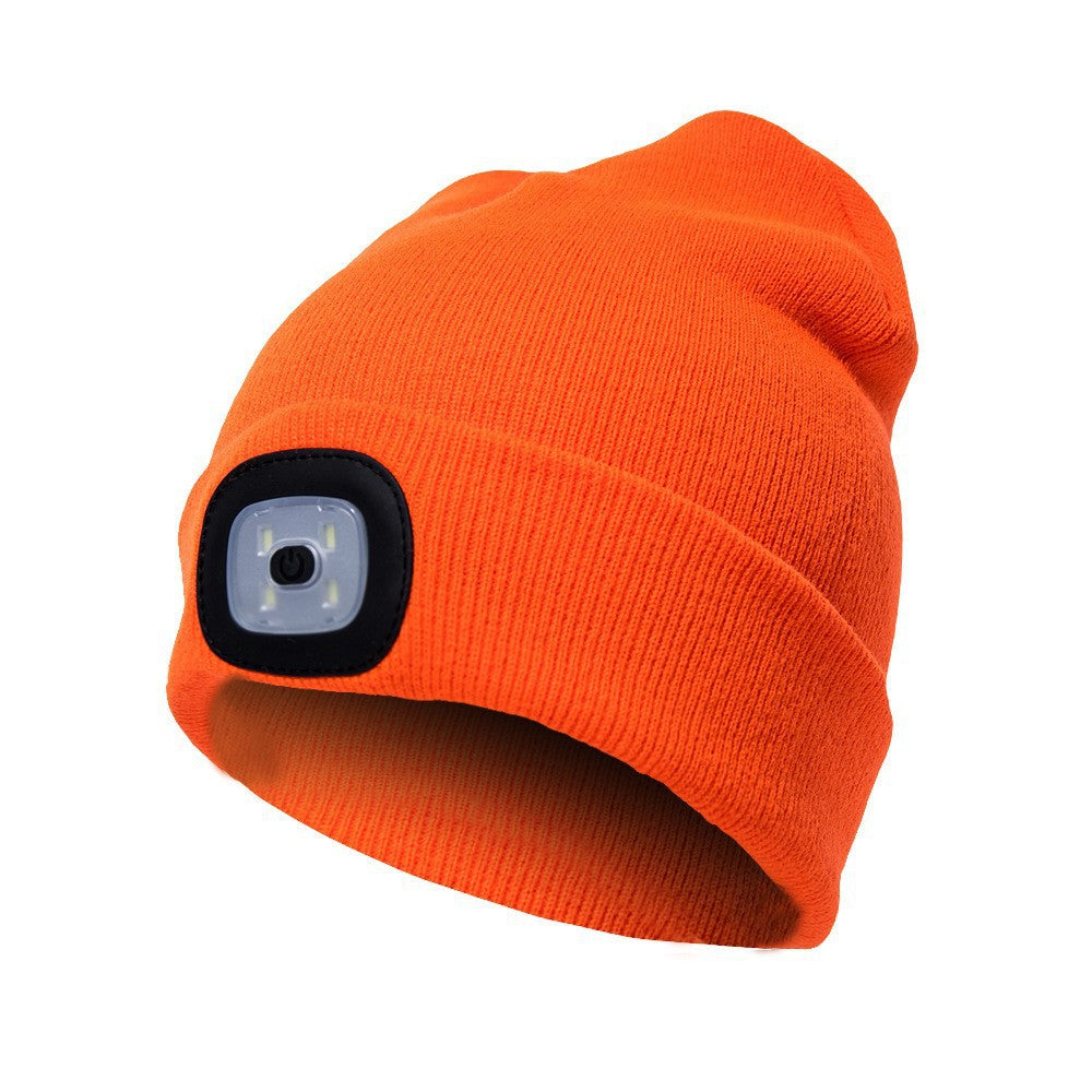 LED Knitted Winter Beanie Hat