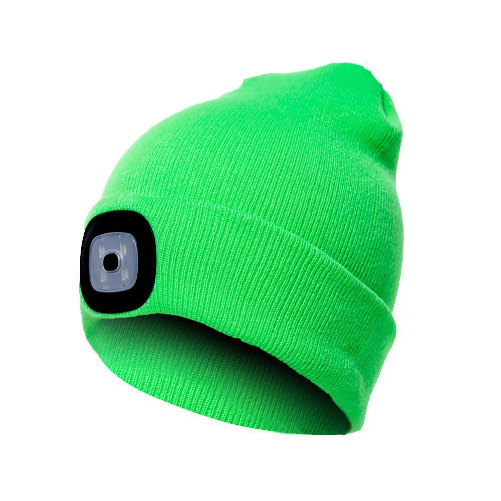 LED Knitted Winter Beanie Hat