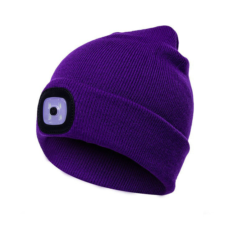 LED Knitted Winter Beanie Hat