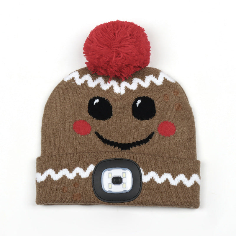 LED Knitted Winter Beanie Hat