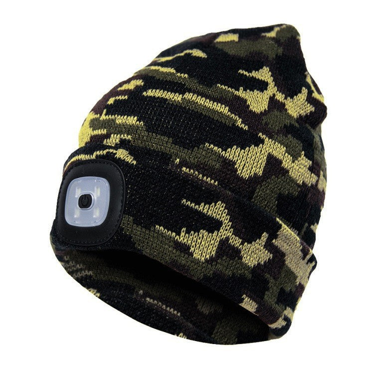 LED Knitted Winter Beanie Hat