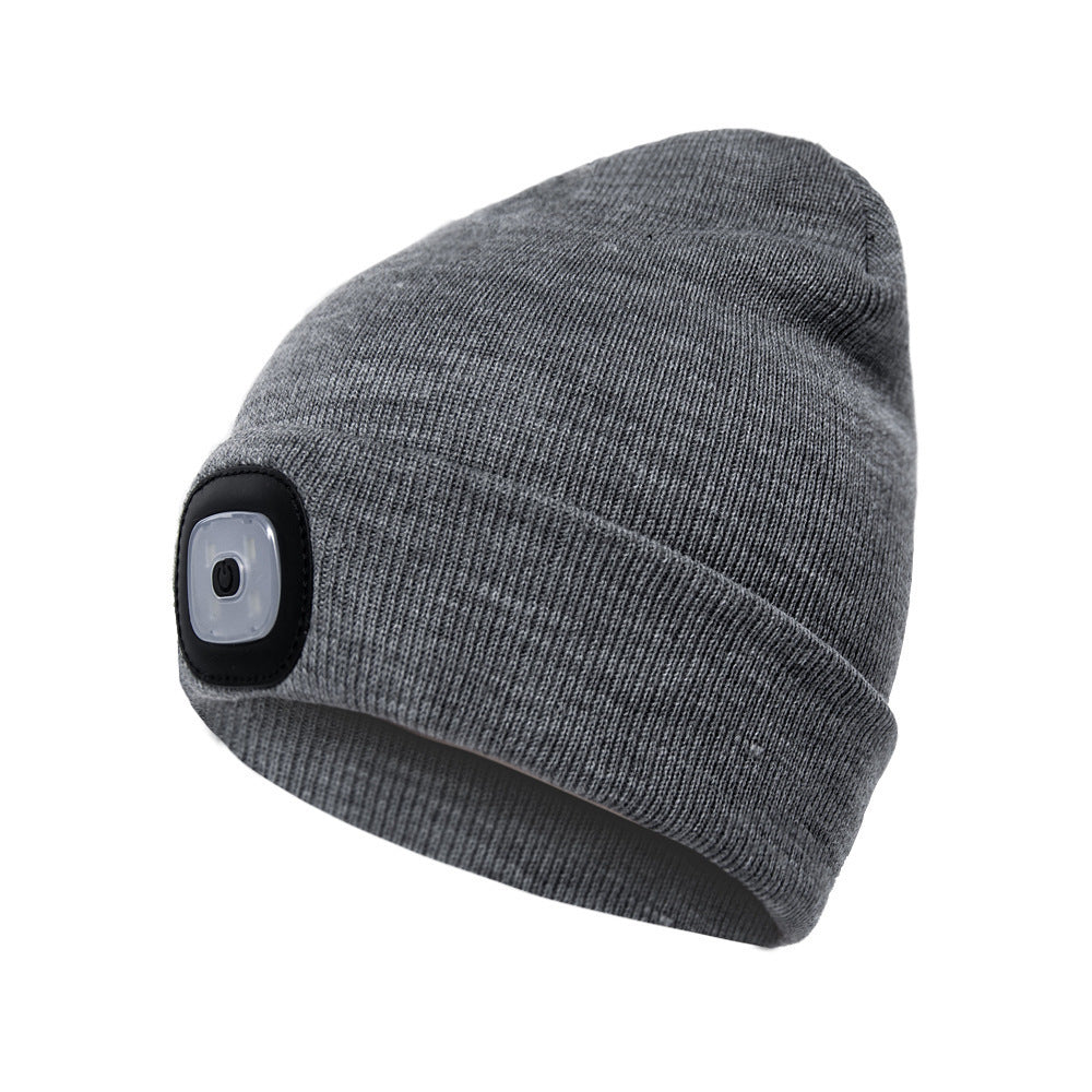 LED Knitted Winter Beanie Hat