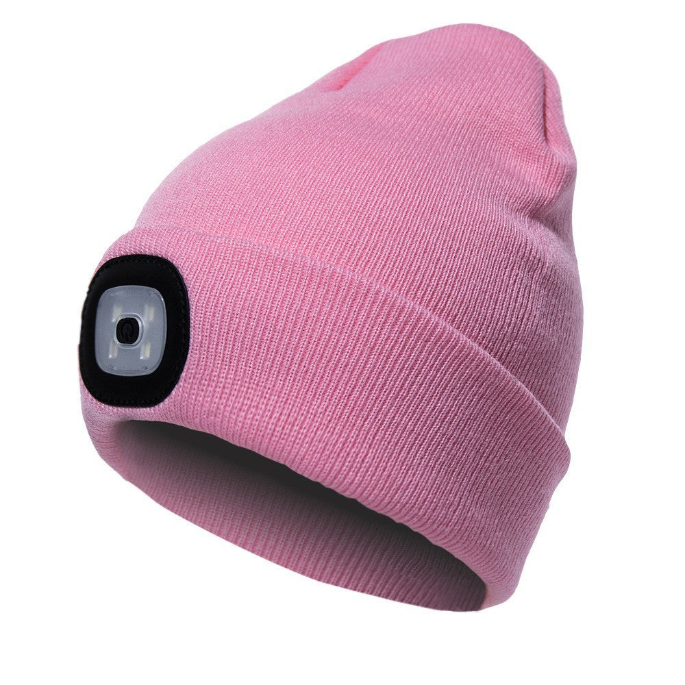LED Knitted Winter Beanie Hat