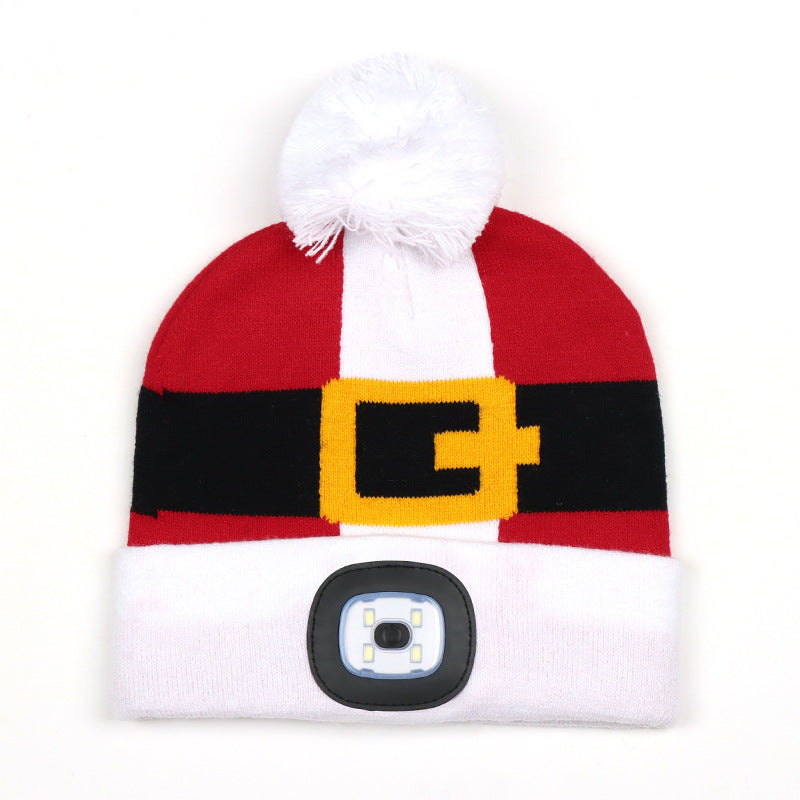 LED Knitted Winter Beanie Hat