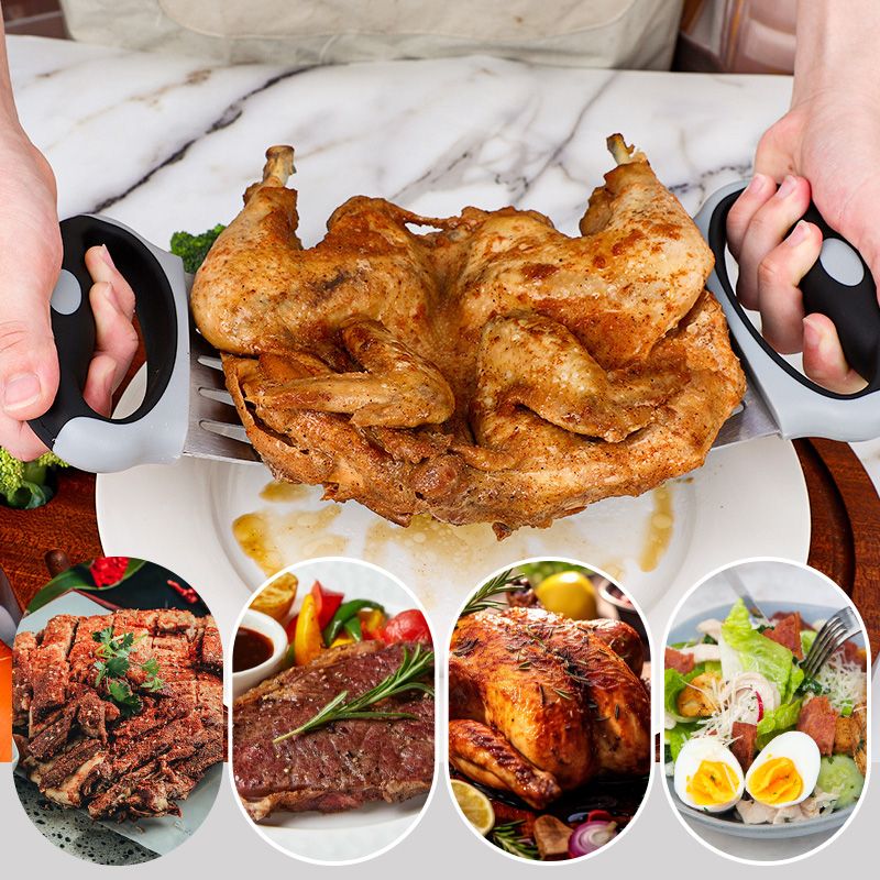 💥Ergonomic Stainless Steel Meat Shredder Claws - Great Kitchen Gift