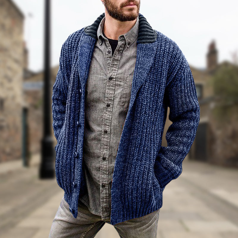 [Best Gift For Him] Men's Thickened Knit Warm Cardigan