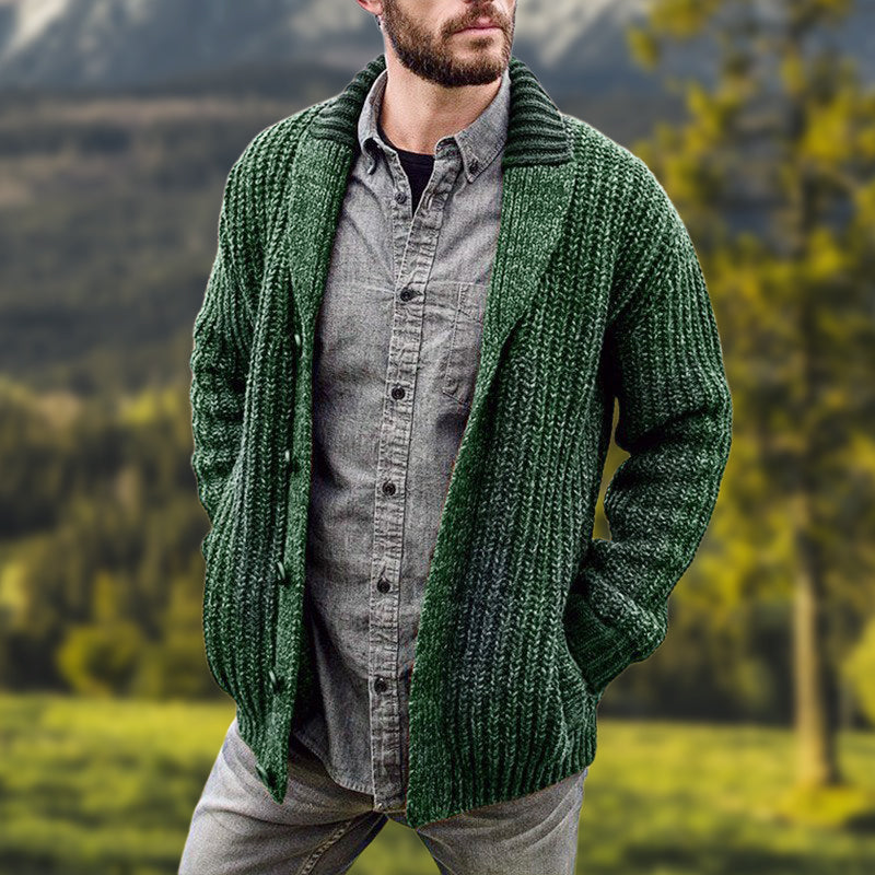 [Best Gift For Him] Men's Thickened Knit Warm Cardigan