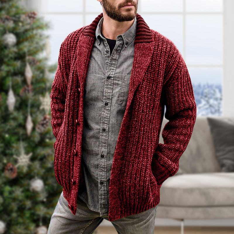 [Best Gift For Him] Men's Thickened Knit Warm Cardigan