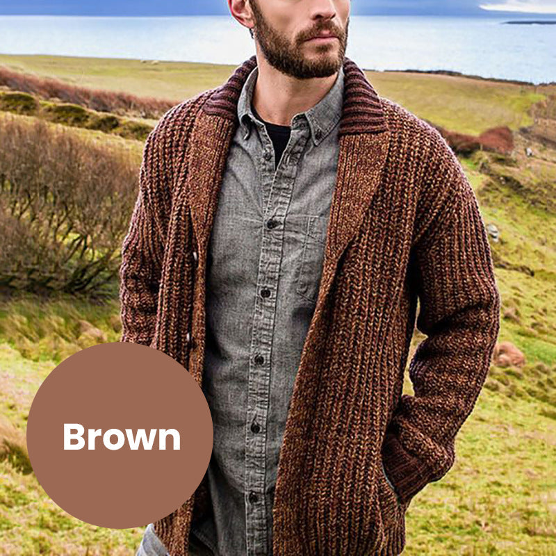 [Best Gift For Him] Men's Thickened Knit Warm Cardigan