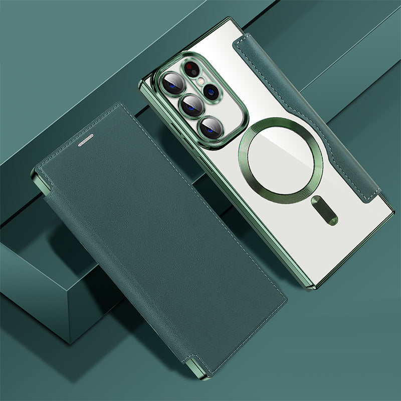 [🔥Today's Lowest Price]New Textured Flip Leather Phone Case for Samsung