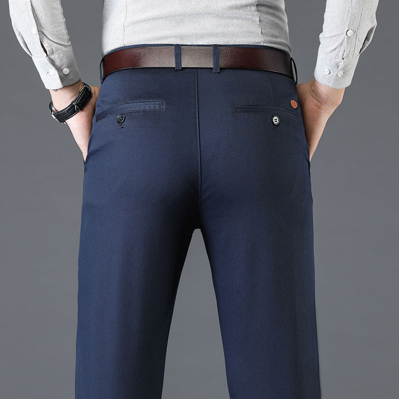 🔥half-price discount 🔥Men’s  Stretchy Straight Fit Plain Pants