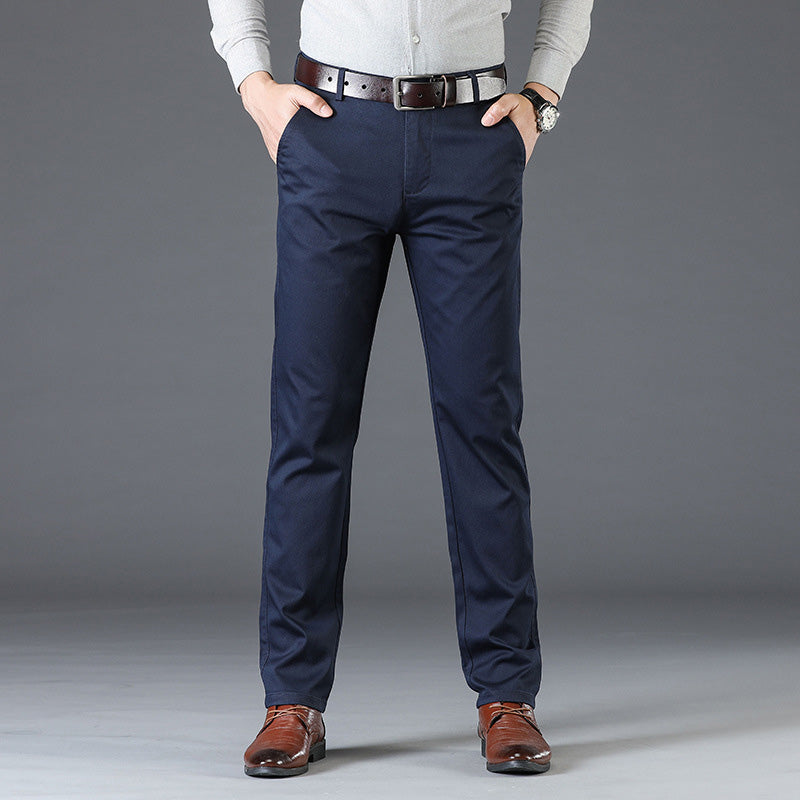 🔥half-price discount 🔥Men’s  Stretchy Straight Fit Plain Pants