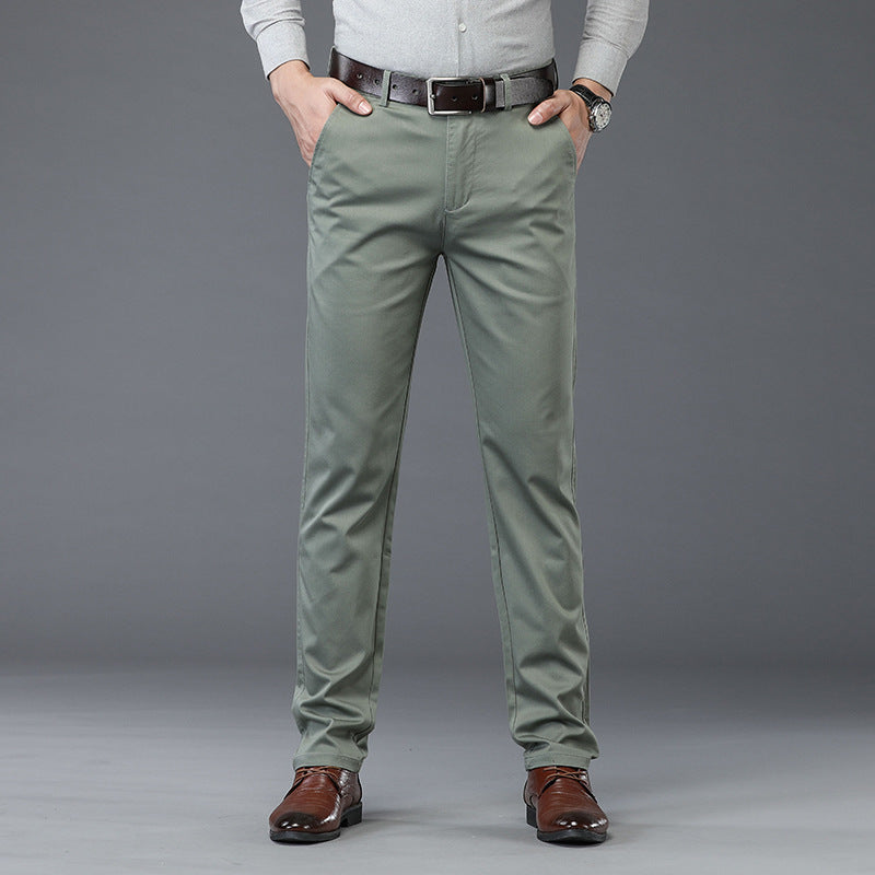 🔥half-price discount 🔥Men’s  Stretchy Straight Fit Plain Pants