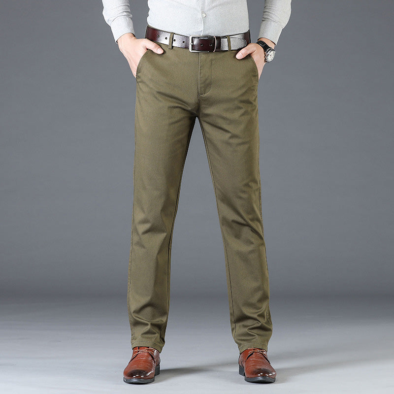 🔥half-price discount 🔥Men’s  Stretchy Straight Fit Plain Pants
