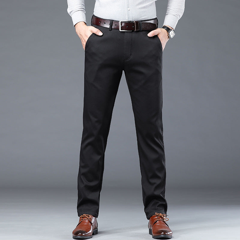 🔥half-price discount 🔥Men’s  Stretchy Straight Fit Plain Pants