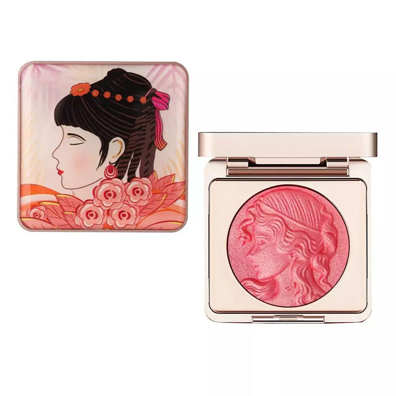 🔥Cosmetic NO.1🔥Embossed Smooth Powder Blush Palette for Cheeks