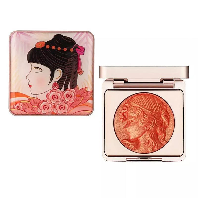 🔥Cosmetic NO.1🔥Embossed Smooth Powder Blush Palette for Cheeks